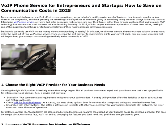 voip-phone-service-for-entrepreneurs-and-startups-how-to-save-on-communication-costs-in-2025 screenshot