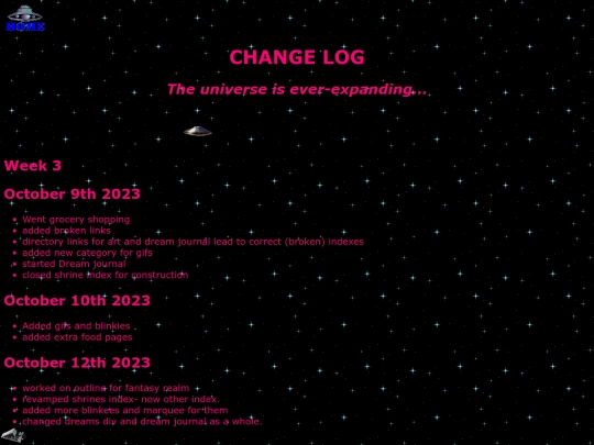 changelog/2 screenshot