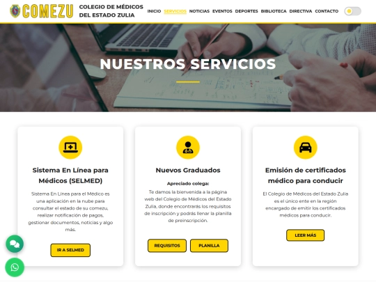 Servicios screenshot
