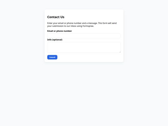 contact screenshot