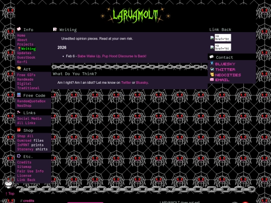 writing screenshot