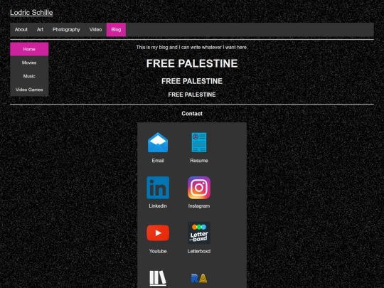 blog screenshot