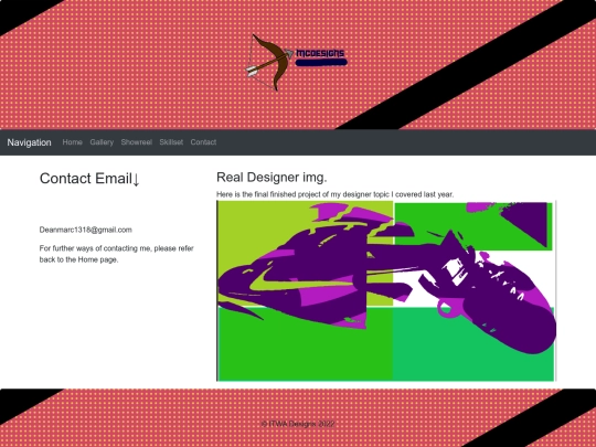 portfolio/contact screenshot