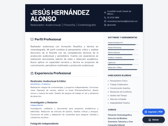 cv screenshot