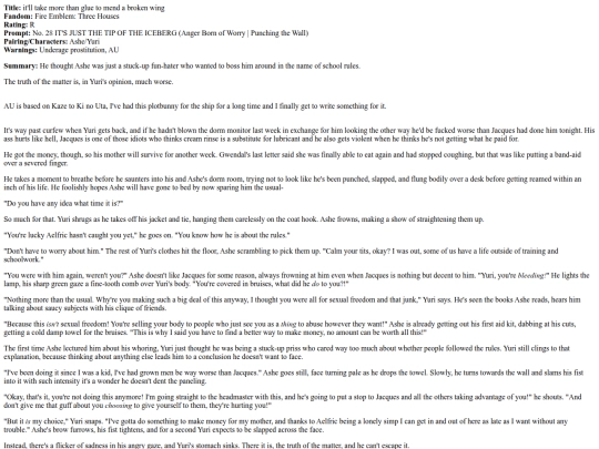 Fanfics/AsheYuri/ABrokenWing screenshot