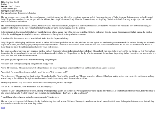 Fanfics/Monigard/ournewworld screenshot
