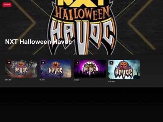 events/nxthalloweenhavoc screenshot