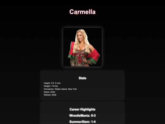 superstars/carmella screenshot