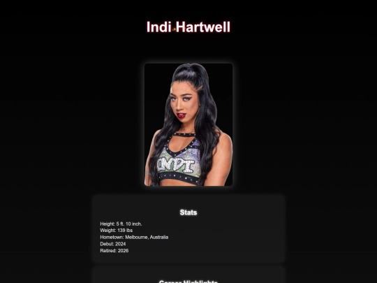 superstars/indi_hartwell screenshot