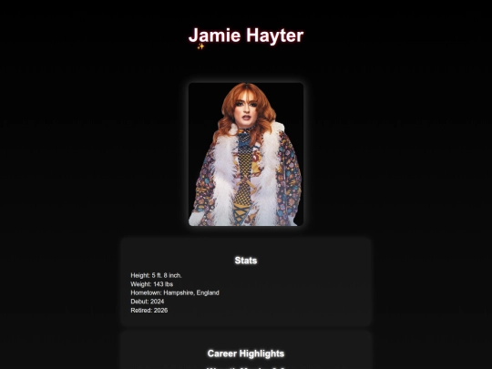 superstars/jamie_hayter screenshot