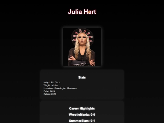superstars/julia_hart screenshot