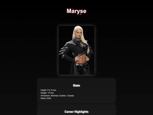superstars/maryse screenshot
