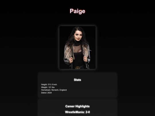 superstars/paige screenshot