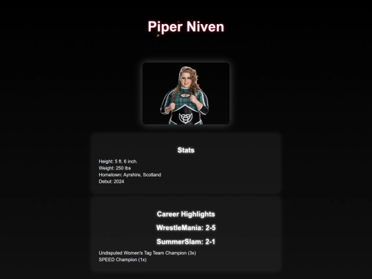 superstars/piper_niven screenshot