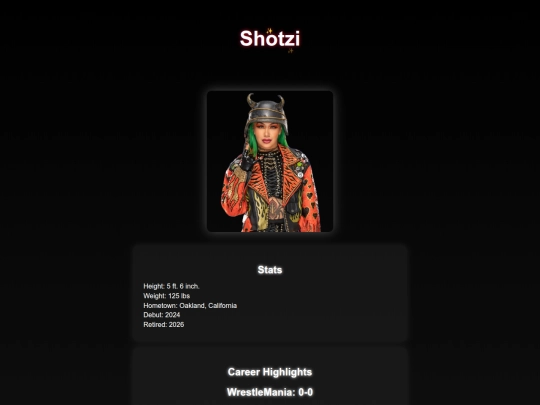 superstars/shotzi screenshot