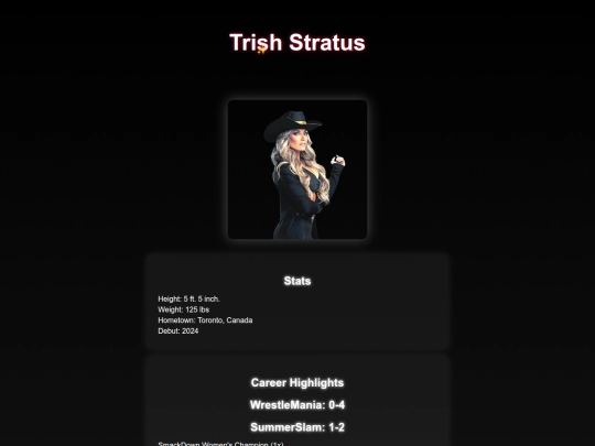 superstars/trish_stratus screenshot