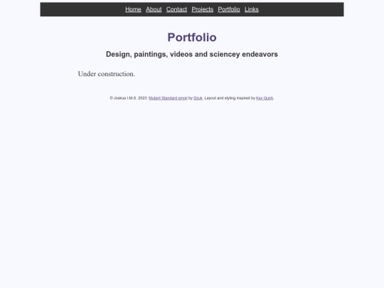 portfolio screenshot