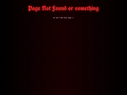 not_found screenshot