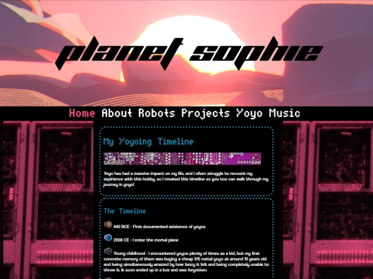 yoyotimeline screenshot