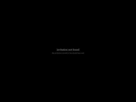 invitation screenshot