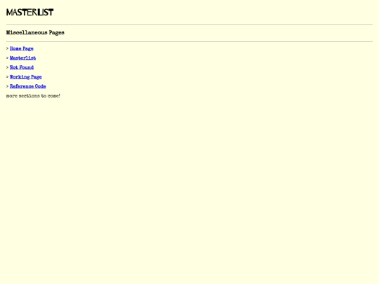 masterlist screenshot