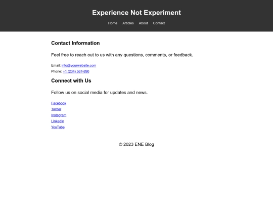 contact screenshot