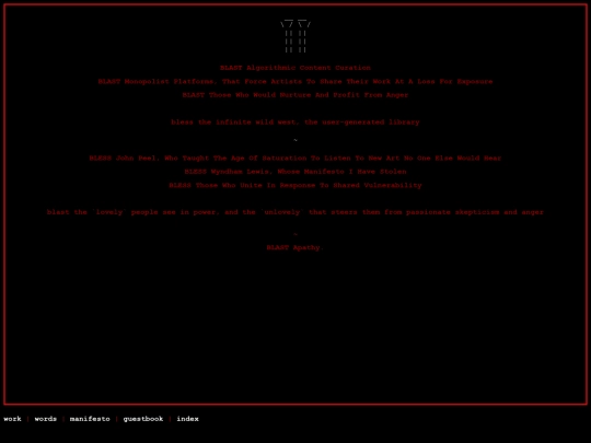 manifesto screenshot