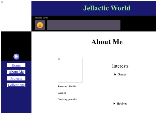 AboutMe screenshot