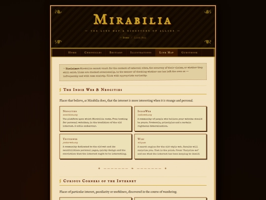 links screenshot