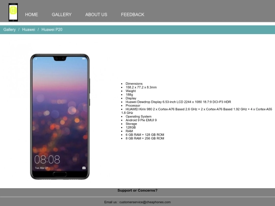 huaweip20 screenshot