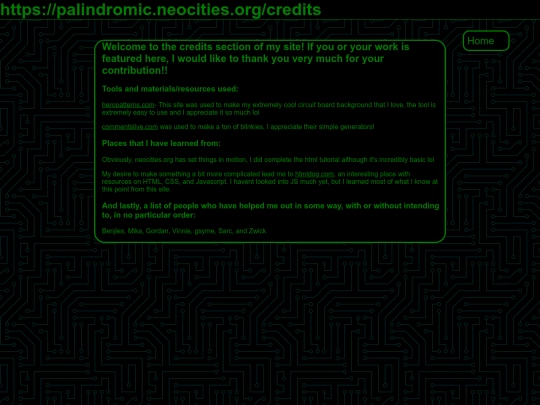 credits screenshot