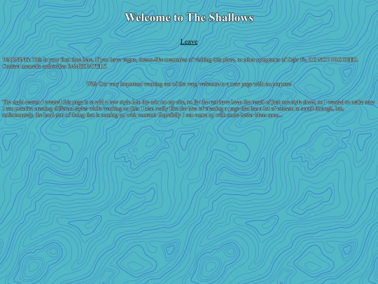 deeper/shallows screenshot
