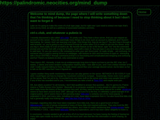 mind_dump screenshot