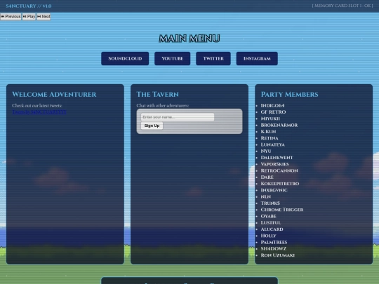santcuary screenshot