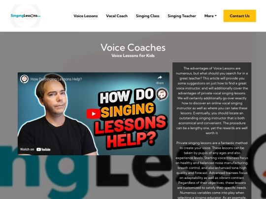 voice-coaches screenshot