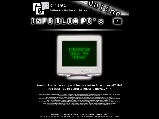 info screenshot