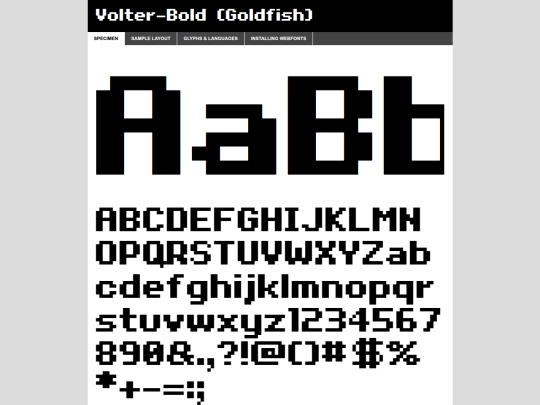 volter-bold/demo screenshot
