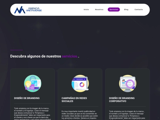 services screenshot