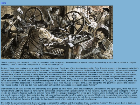 Luddite screenshot