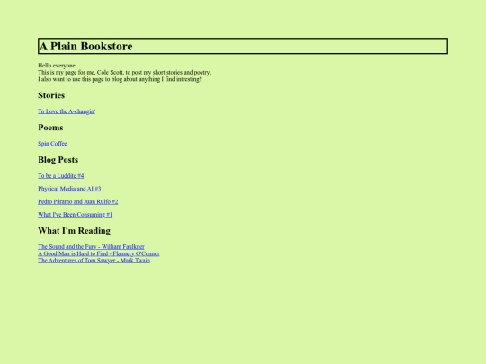 index screenshot