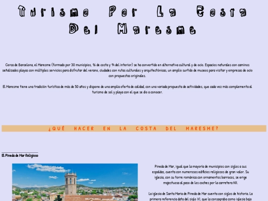 COSTA MARESME/turismo screenshot