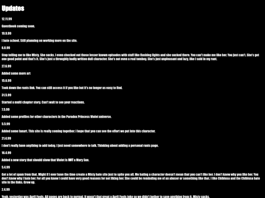 updates screenshot