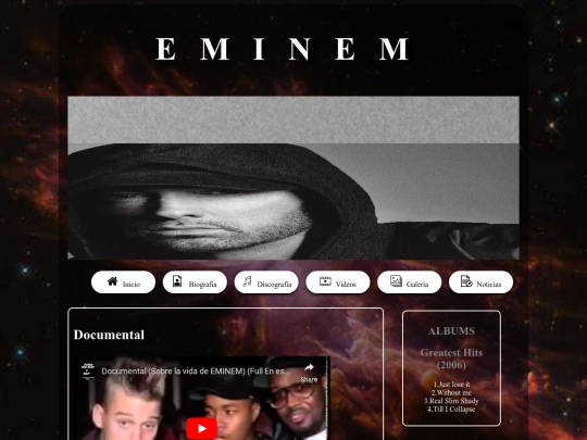 artista/inicio screenshot