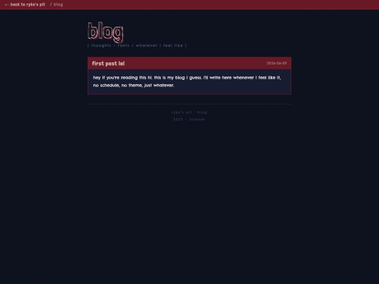 blog screenshot