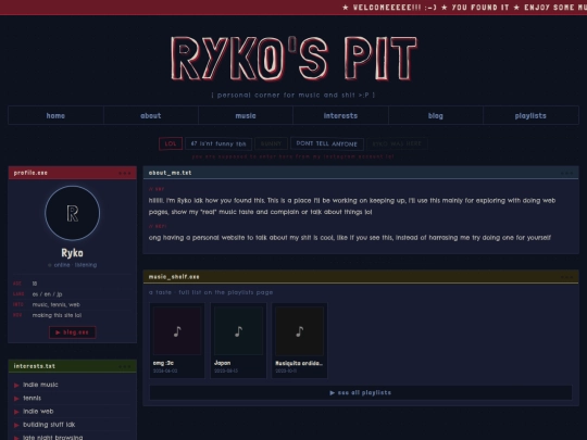 index screenshot