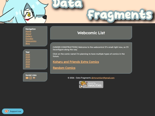 webcomics screenshot
