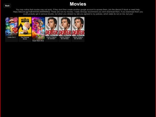 videos screenshot