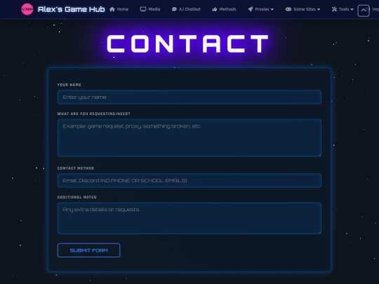 contact screenshot