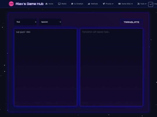 translator screenshot