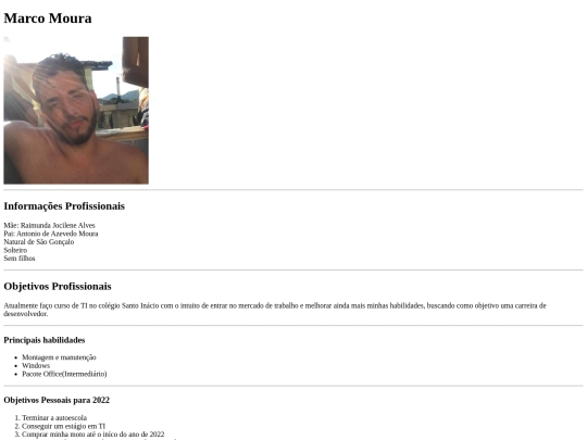 Minha Pagina screenshot